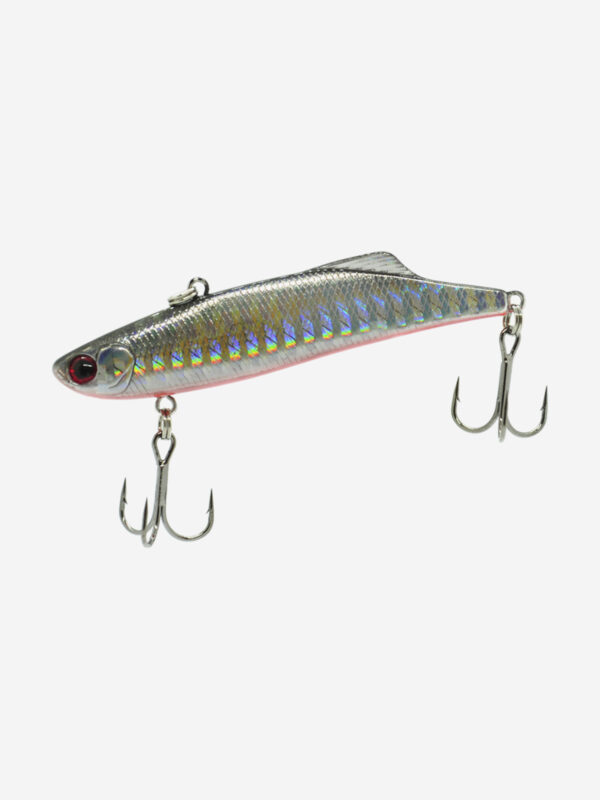 Воблер Mottomo Blade VIB 75S 15g Silver Fish, Серебряный