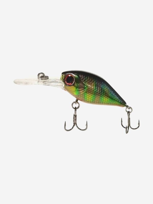 Воблер Mottomo Chubber DR 36F 4g Green Bug, Зеленый