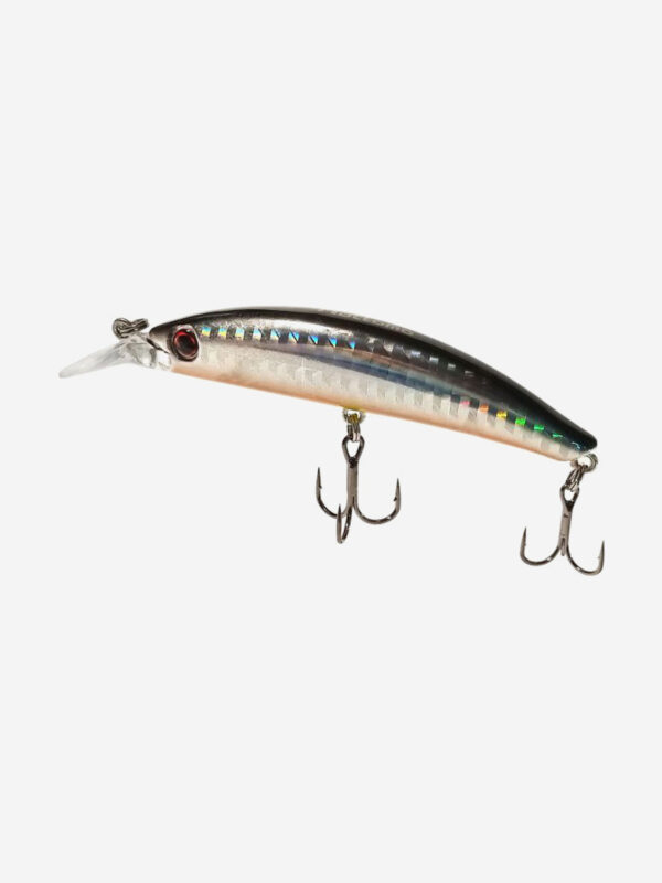 Воблер Mottomo Lamprea 78F 8,5g Silver Fish, Серебряный