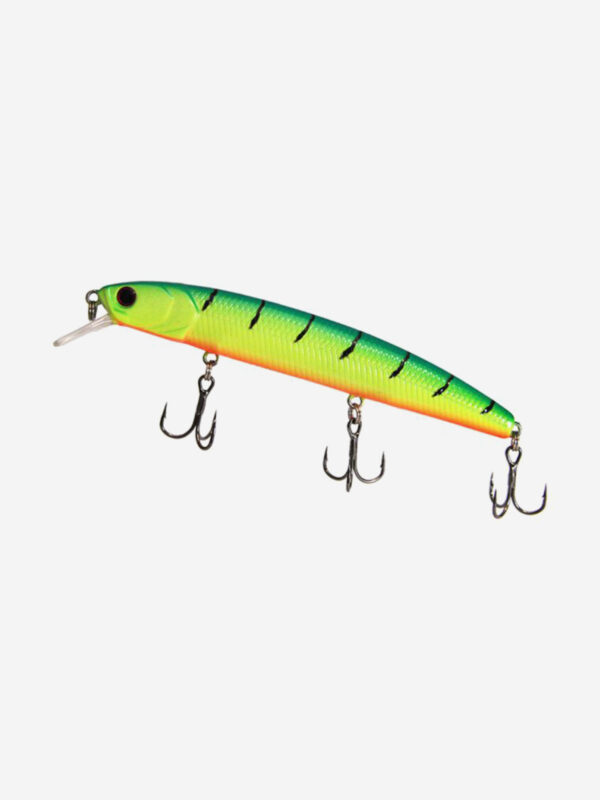 Воблер Mottomo Mr.Uno 100F 9g Lime Tiger, Зеленый