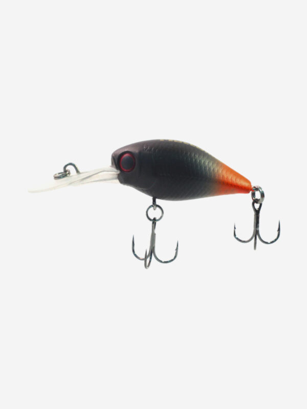 Воблер Mottomo Chubber DR 36F 4g Black Orange, Черный