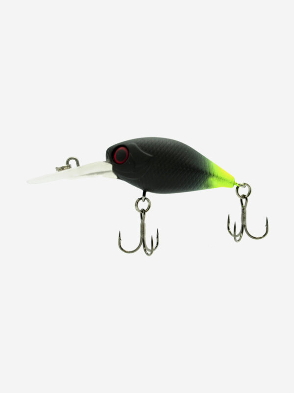 Воблер Mottomo Chubber DR 36F 4g Black Lime, Черный