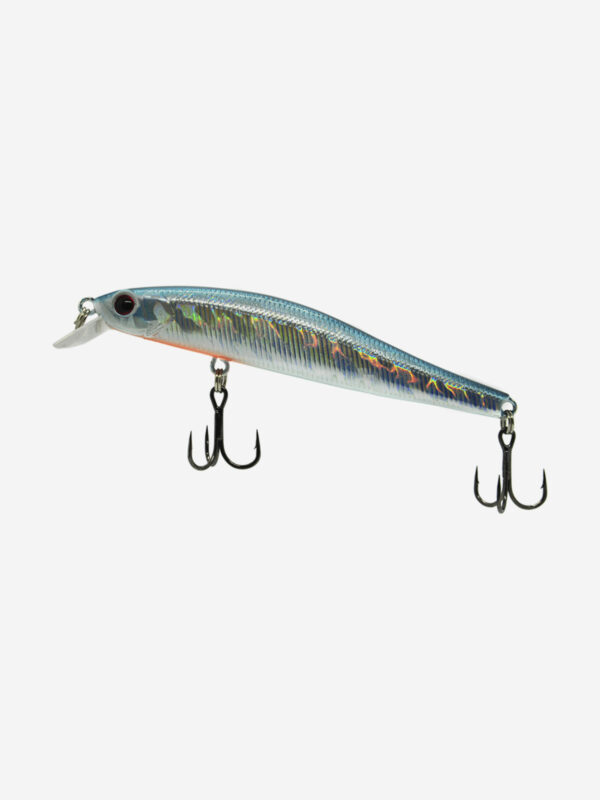 Воблер Mottomo Leo 90SP 10,4g Silver Minnow, Серебряный