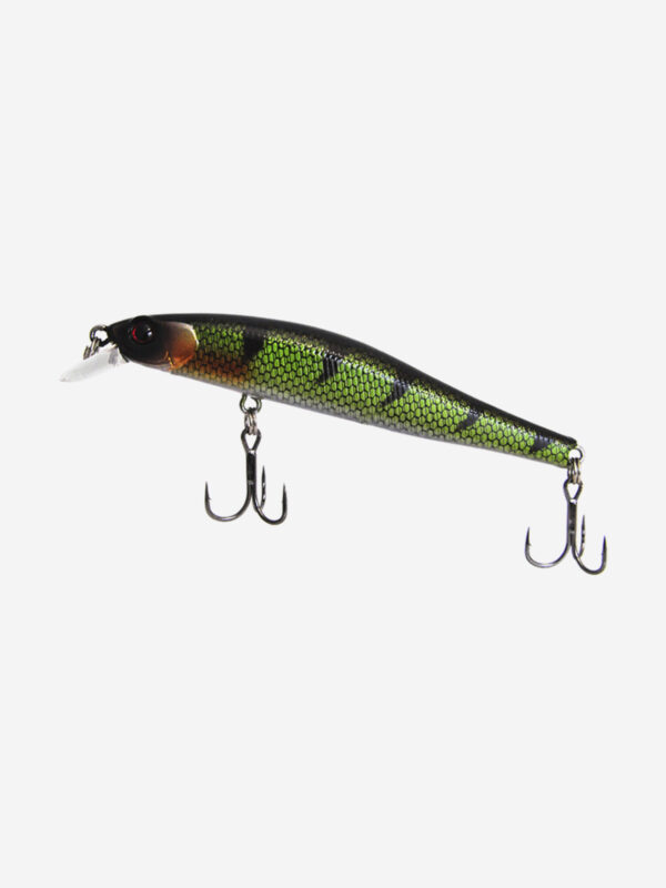 Воблер Mottomo Leo 90SP 10,4g Dark Perch, Зеленый