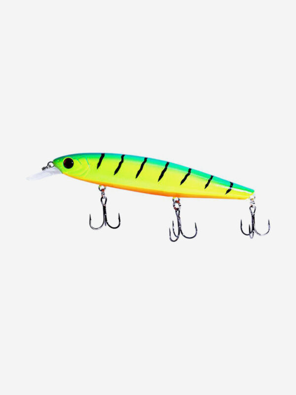 Воблер Mottomo Corso 130F 23g Lime Tiger, Зеленый