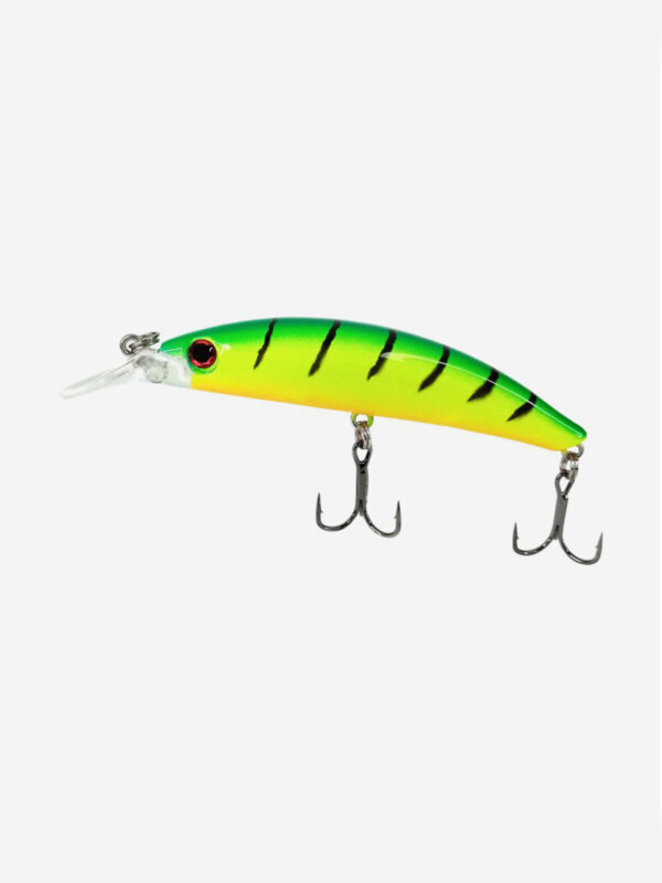 Воблер Mottomo Lamprea 78F 8,5g Lime Tiger, Зеленый