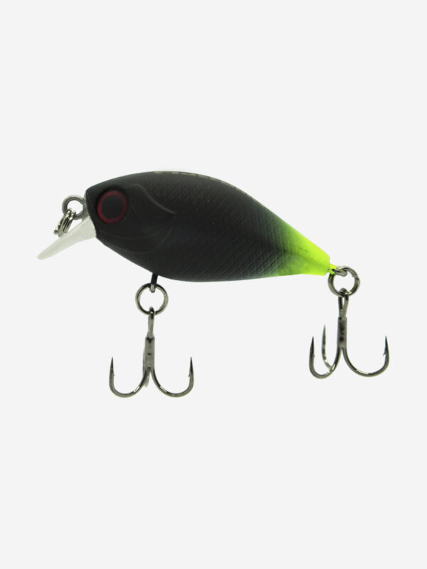 Воблер Mottomo Chubber 36F 3,8g Black Lime, Черный