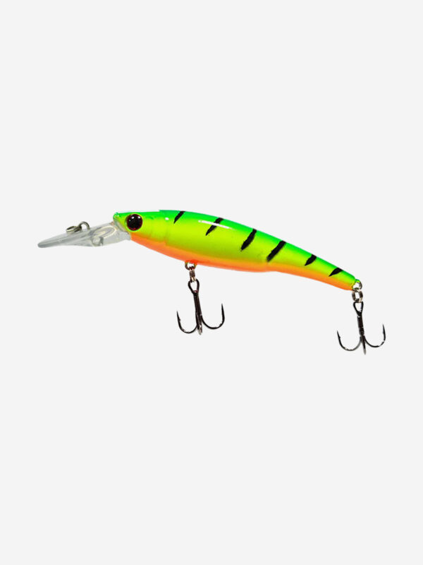 Воблер Mottomo Bang MR 70SP 6,8g Lime Tiger, Зеленый