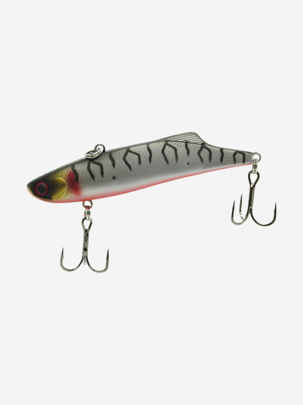 Воблер Mottomo Blade VIB 105S 41g Silver Tiger, Серый