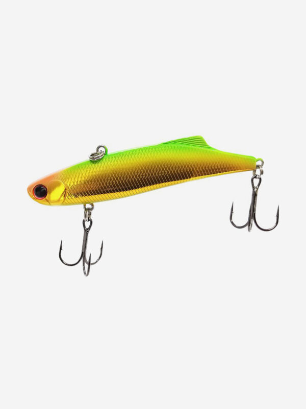 Воблер Mottomo Blade VIB 75S 15g Gold Green, Золотой