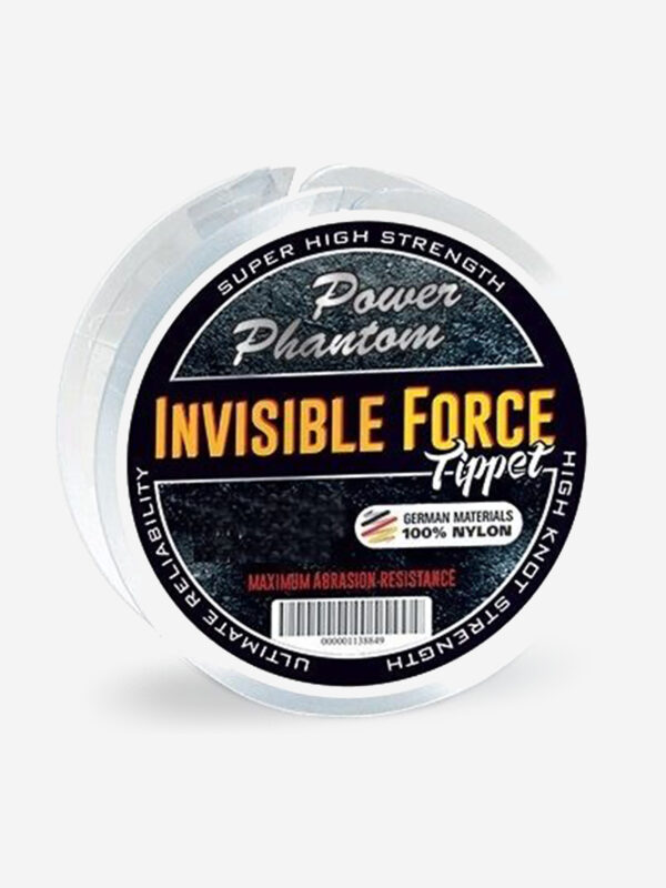 Леска для рыбалки Power Phantom Invisible Force Tippet CLEAR 0,28mm, 7,7kg, 30m, Серебряный