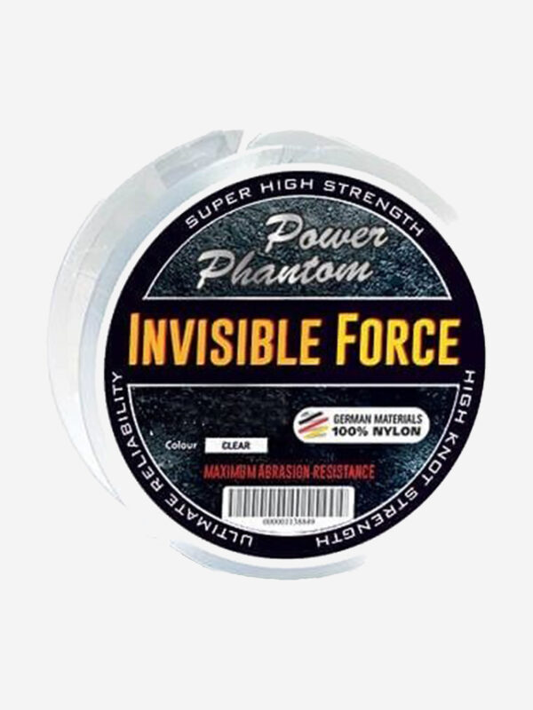 Леска для рыбалки Power Phantom Invisible Force CLEAR 0,30mm, 10,6kg, 100m, Серебряный