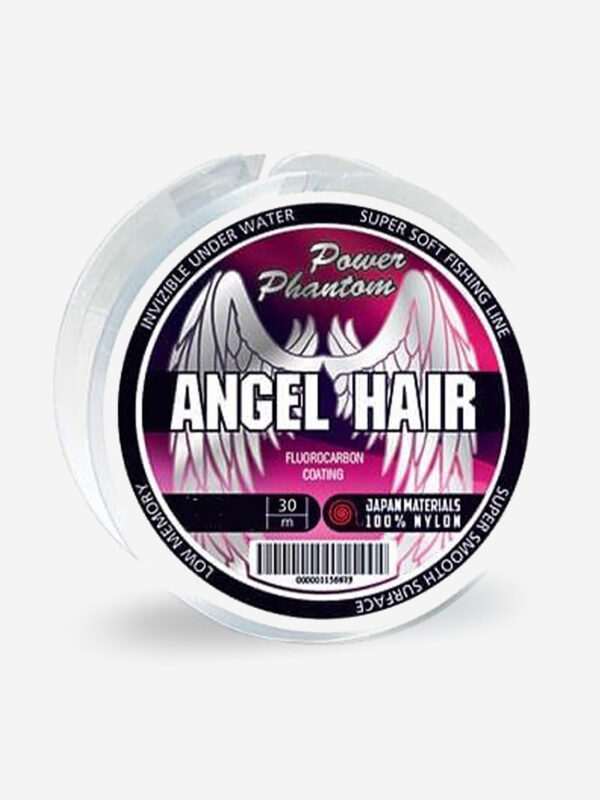 Леска для рыбалки Power Phantom ANGEL Hair Tippet CLEAR 0,28mm, 6,8kg, 30m, Серебряный