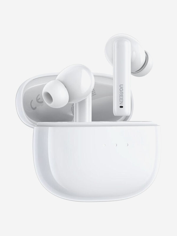 Беспроводные наушники UGREEN WS106 (90206) HiTune T3 Active Noise-Cancelling Wireless Earbuds с функцией шумоподавления. Цвет: белый, Белый