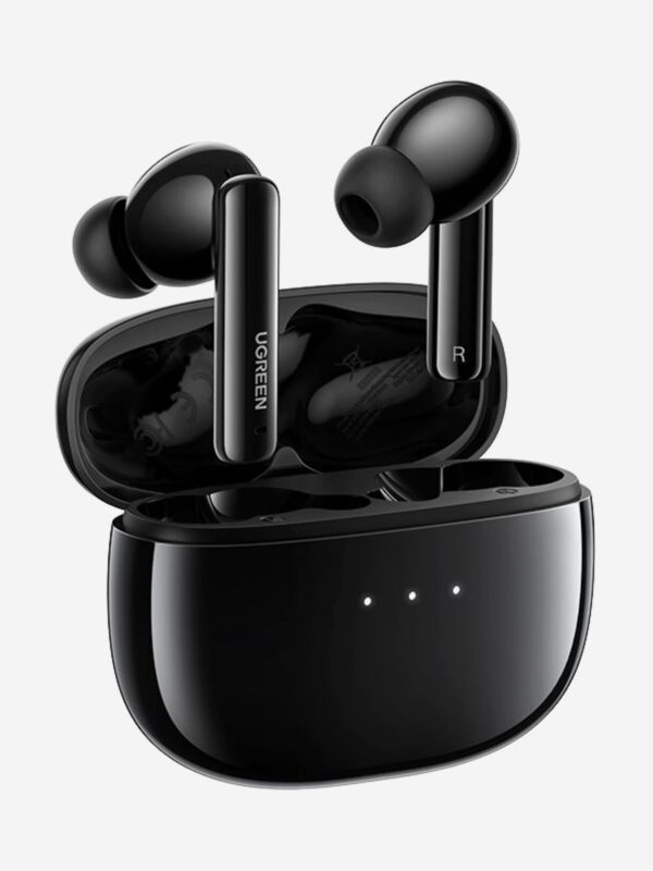 Беспроводные наушники UGREEN WS106 (90401) HiTune T3 Active Noise-Cancelling Wireless Earbuds с функцией шумоподавления. Цвет: черный, Черный