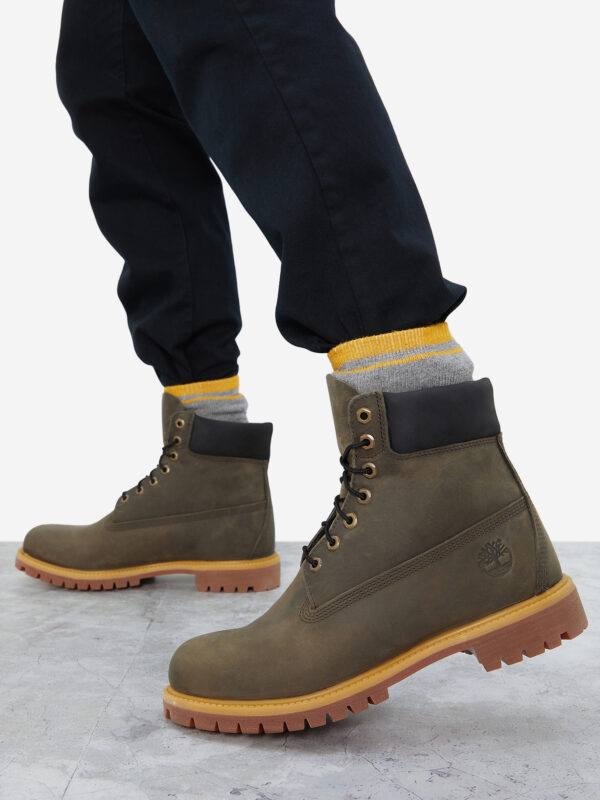 Ботинки утепленные мужские Timberland 6 Inch Premium Boot, Серый