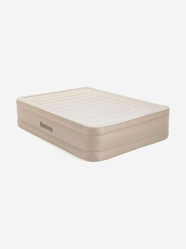 Кровать Bestway 69050 надувная 152х203х46см с встроенным насосом 220В, Серый
