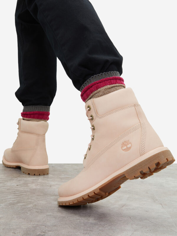 Ботинки утепленные женские Timberland 6In Premium Boot, Розовый