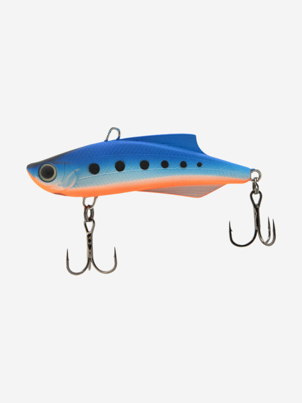 Виб (тонущий воблер) для зимней рыбалки ECOPRO Tor 70мм 20г 085 Milk Blue Shad, Синий