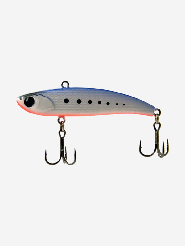 Виб (тонущий воблер) для зимней рыбалки ECOPRO Nemo 70мм 13г 085 Milk Blue Shad, Серый