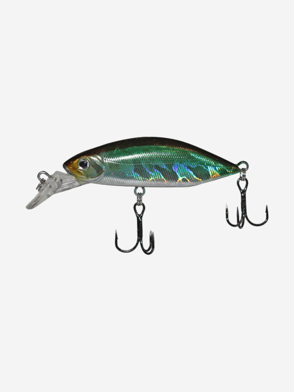 Воблер для рыбалки LureMax CRASH MINNOW 55S-003 6,6 г., тонущий, Зеленый