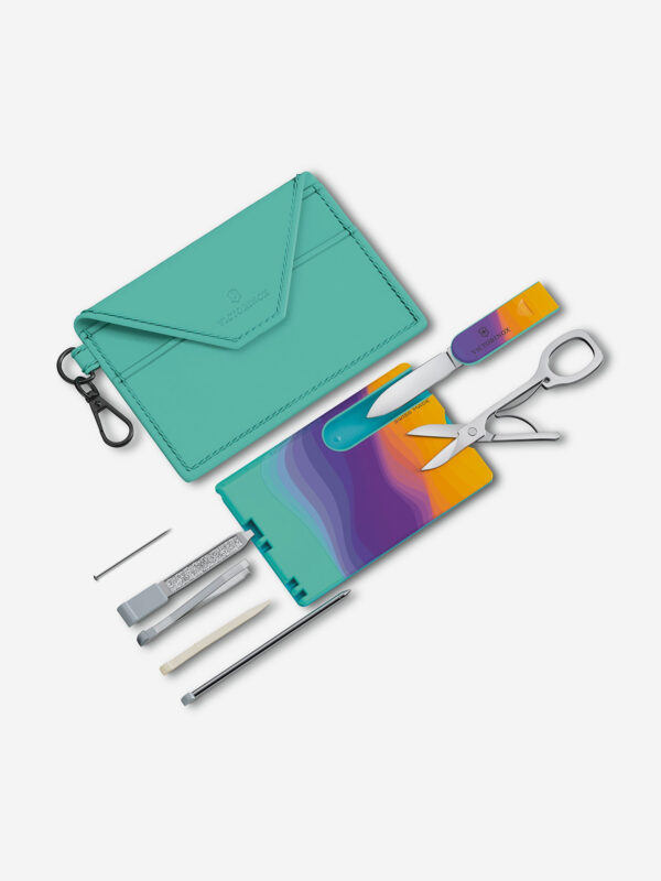 Швейцарская карточка Victorinox Swiss Card Classic Sydney Style, 82 мм, 10 функций, Фиолетовый