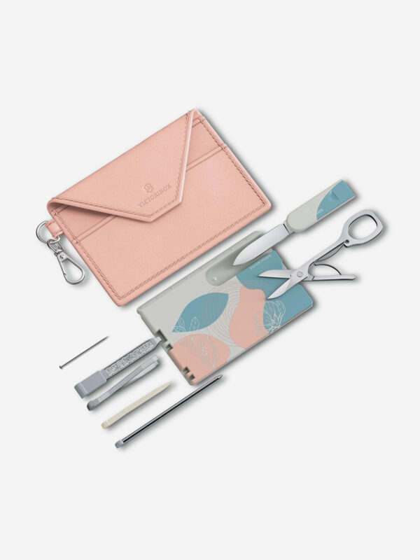 Швейцарская карточка Victorinox Swiss Card Classic Paris Style, 82 мм, 10 функций, Розовый