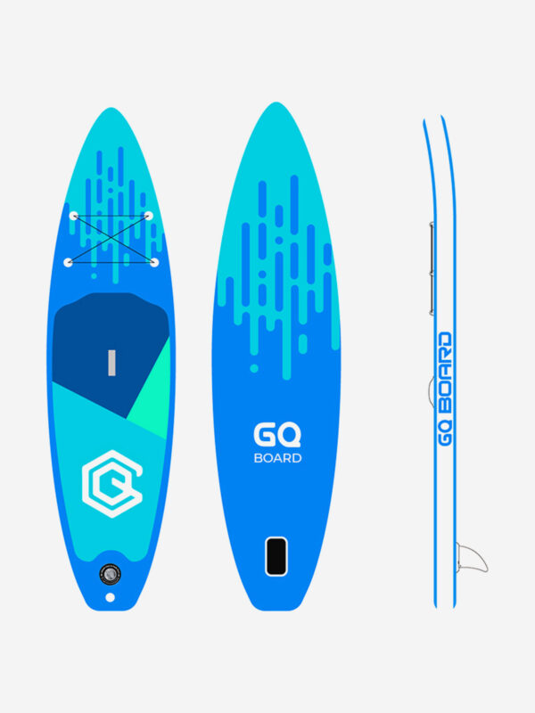 SUP надувной GQ Board RD 11'0, Синий