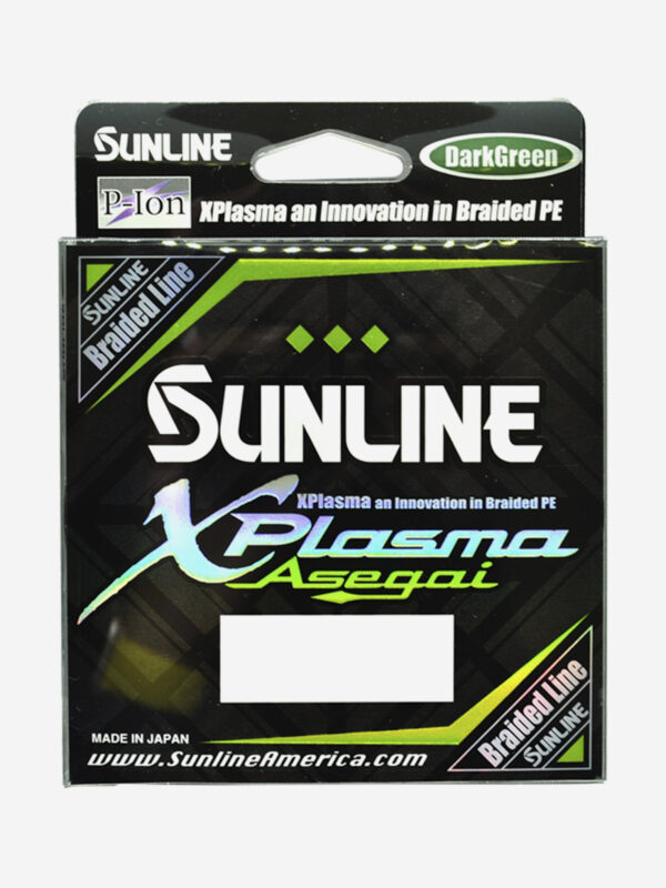 Плетёный шнур Sunline X-Plasma 150m Dark Green, Зеленый