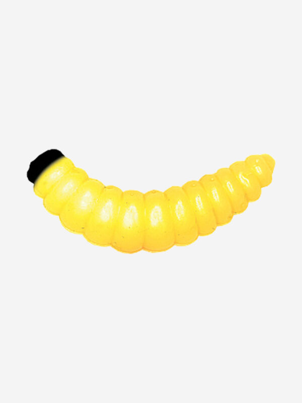 Мягкая приманка LureMax WOOD WORM 1''/2,5см, (10 штук в упаковке), Желтый