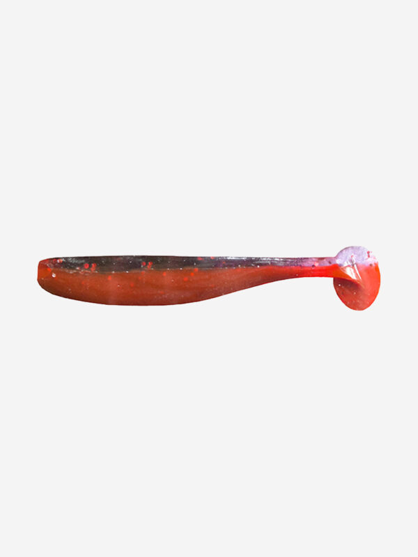 Мягкая приманка LureMax SLIM SHAD 4,5''/11,5см, (5 штук в упаковке), Красный