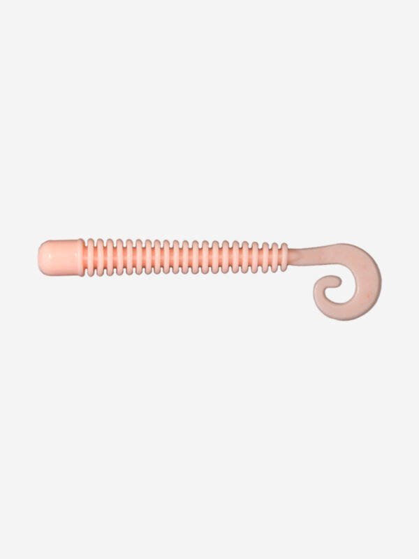 Мягкая приманка LureMax CHEEKY WORM 4''/10 см, (6 штук в упаковке), Розовый