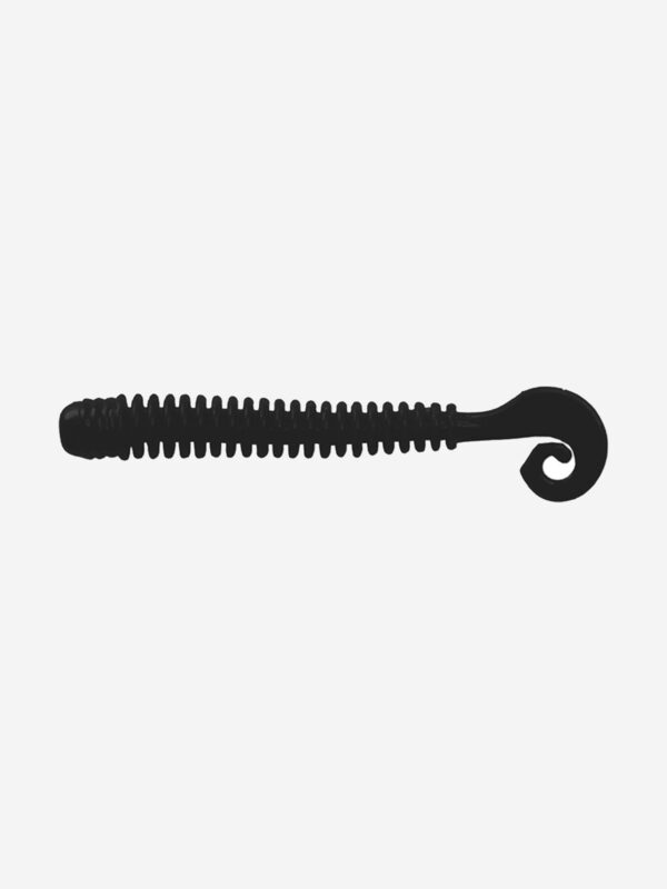 Мягкая приманка LureMax CHEEKY WORM 3,5''/8,5см, (10 штук в упаковке), Черный