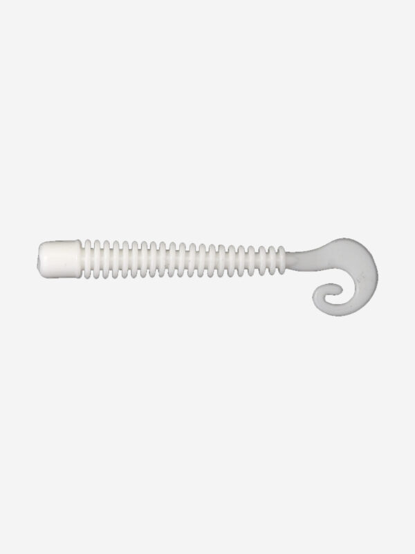 Мягкая приманка LureMax CHEEKY WORM 2,5''/6 см, (10 штук в упаковке), Белый
