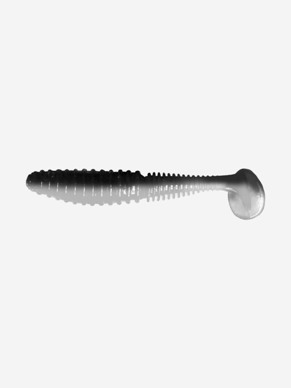 Мягкая приманка LureMax AYAME 3''/7,5см, (10 штук в упаковке), Серый