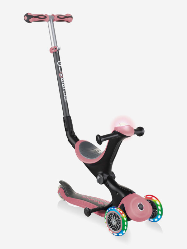 Самокат Globber GO UP DELUXE PLAY LIGHT, Розовый