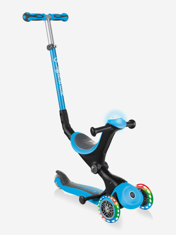 Самокат Globber GO UP DELUXE PLAY LIGHT, Голубой