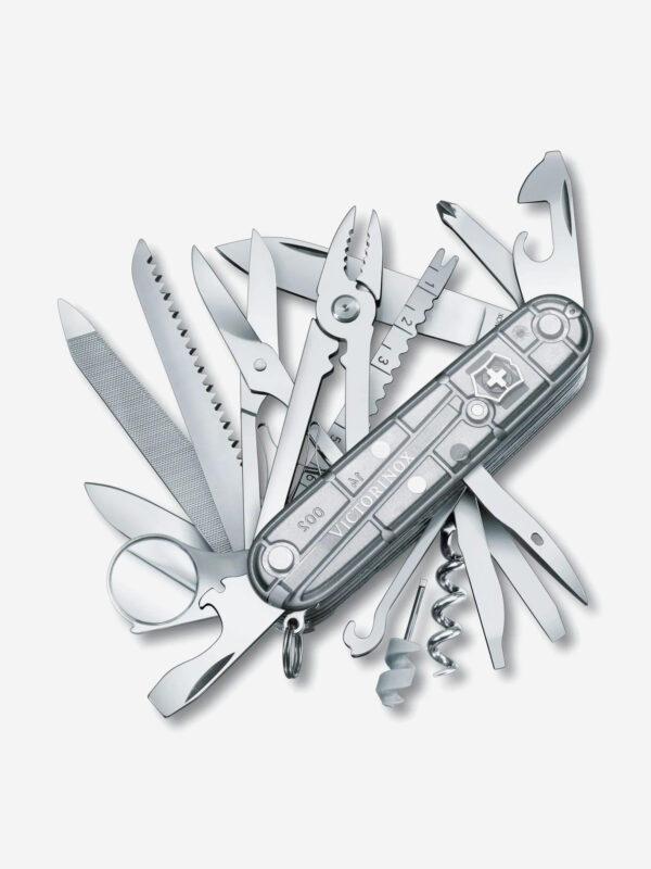Нож складной Victorinox SwissChamp, 91 мм, 31 функция, Серебряный