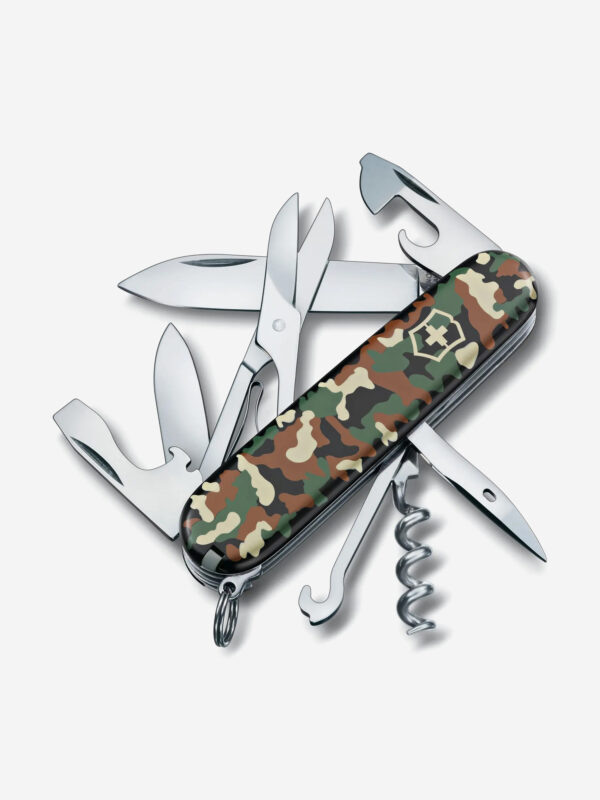 Нож складной Victorinox Climber, 91 мм, 14 функций, Зеленый