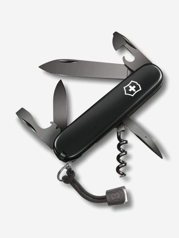 Нож складной Victorinox Spartan, 91 мм, 12 функций, Черный