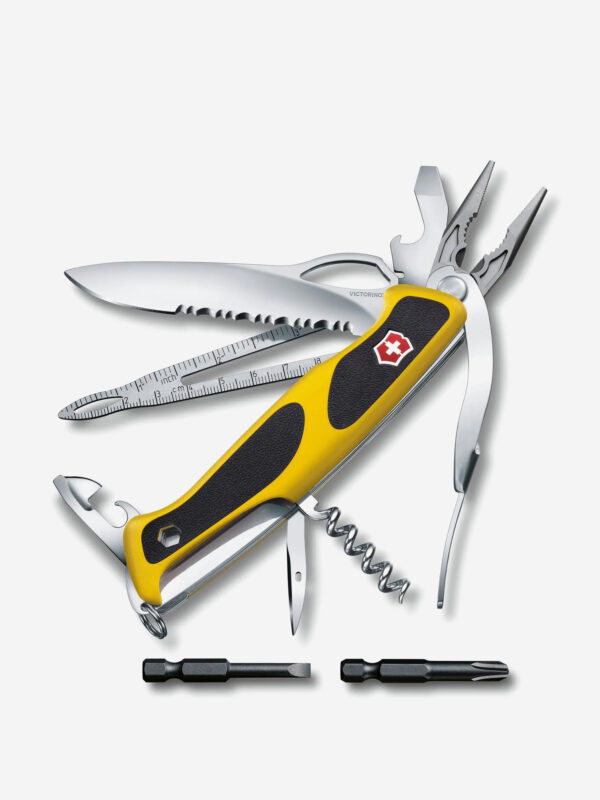 Нож складной Victorinox RangerGrip Boatsman, 130 мм, 22 функции, Желтый