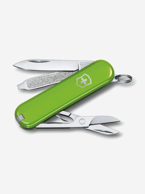 Нож складной Victorinox Classic SD Colors, 58 мм, 7 функций, Зеленый