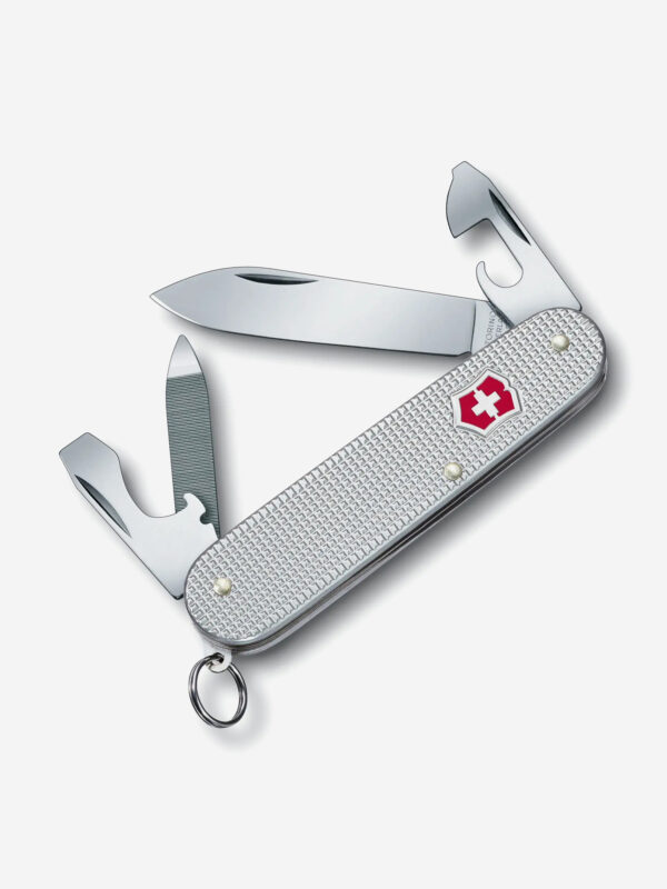 Нож складной Victorinox Cadet, 84 мм, 9 функций, Серебряный