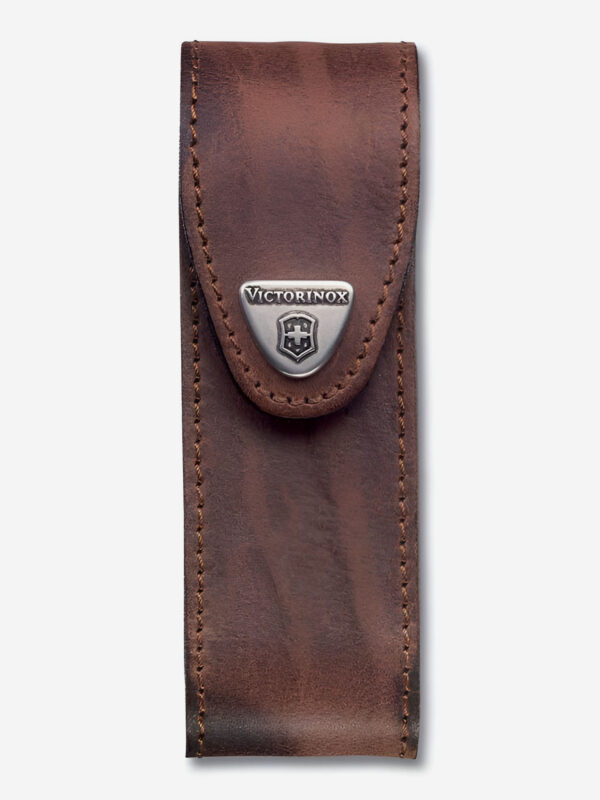 Чехол Victorinox для ножей 111 мм, 4-6 уровней, кожаный, Коричневый