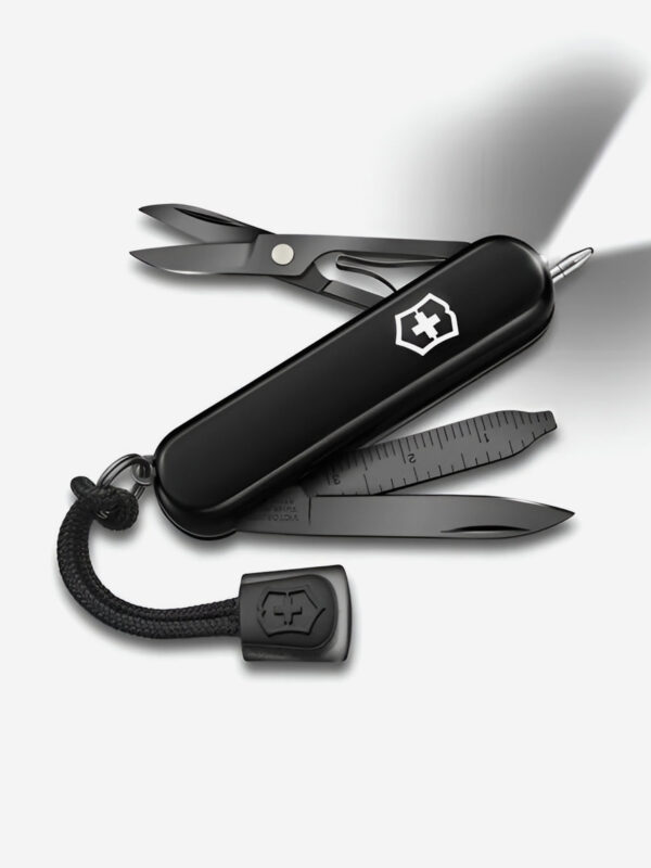 Нож складной Victorinox Classic Signature Lite, 58 мм, 7 функций, Черный
