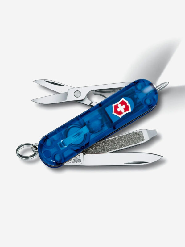 Нож складной Victorinox Classic Signature Lite, 58 мм, 7 функций, Синий