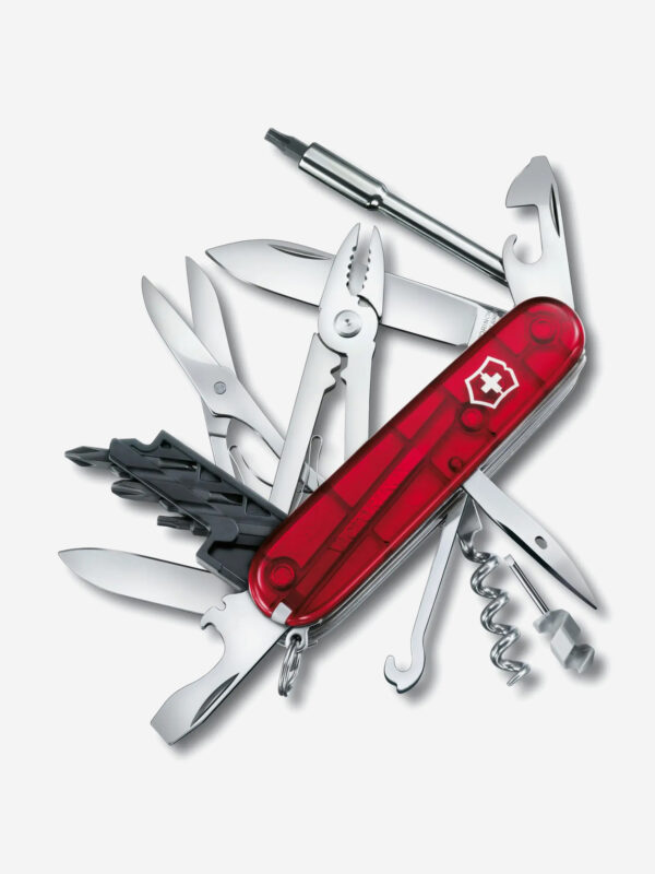 Нож складной Victorinox CyberTool, 91 мм, 34 функции, Красный