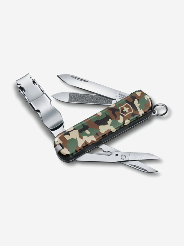 Нож складной Victorinox Classic Nail Clip 580, 65 мм, 8 функций, Зеленый