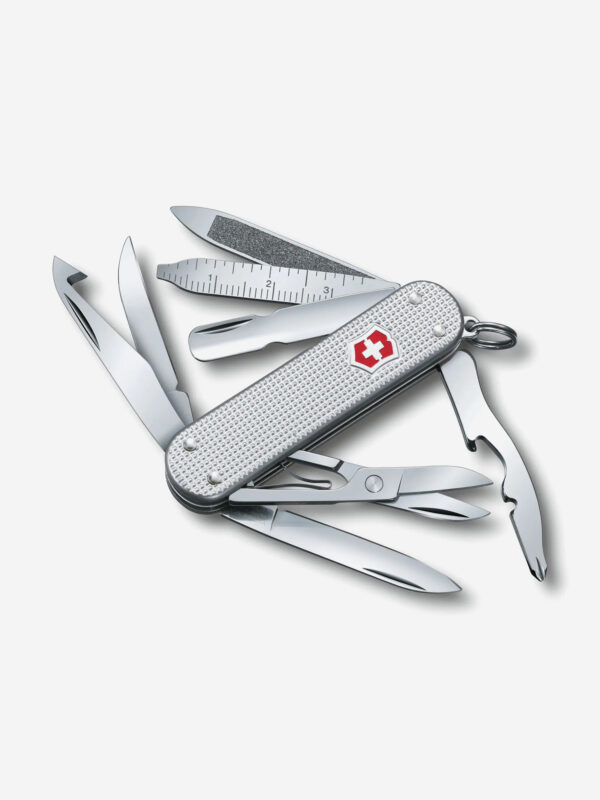 Нож складной Victorinox MiniChamp, 58 мм, 14 функций, Серебряный
