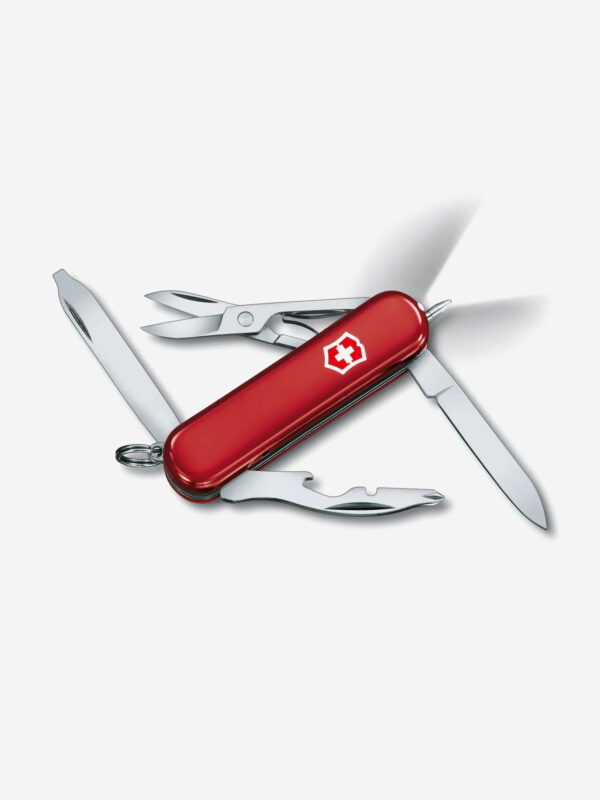 Нож складной Victorinox Classic Midnite Manager, 58 мм, 10 функций, Красный